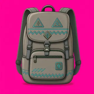 backpack, plain design