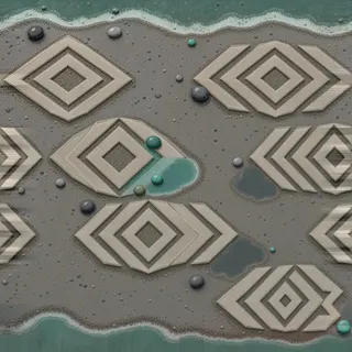 damp wet sand