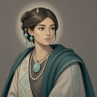 original adult healer, calm expression