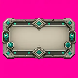 empty dialogue frame, normal state