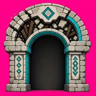 support arch, damaged