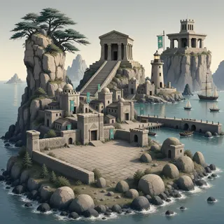 ancient landmark at daylight