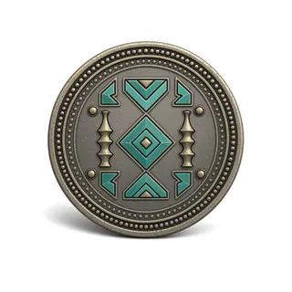 coin, plain design