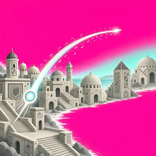 projectile trail