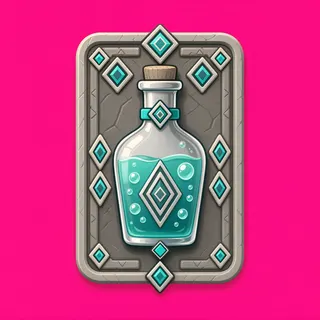 healing potion, rare accent design