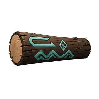 clean fallen log