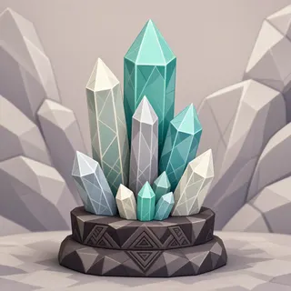 clean crystal cluster