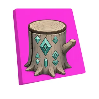 clean tree stump