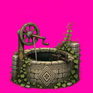 overgrown well