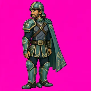 original adult guard, facing west