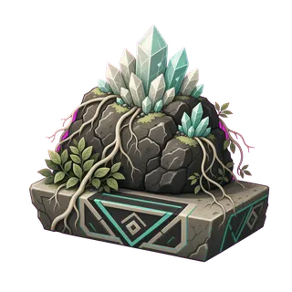 overgrown resource deposit