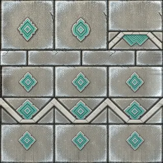 frosted flat paving