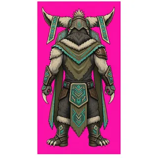 original adult beast enemy, facing south