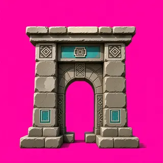 weathered gate