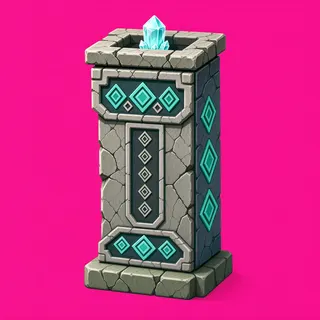 frosted relic pedestal
