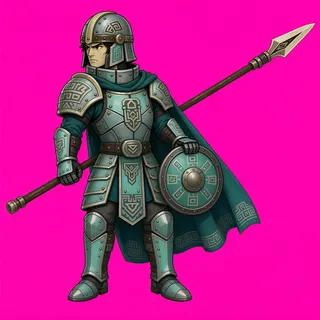 original adult armored enemy, facing east