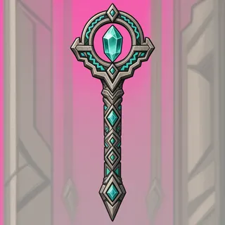 staff, ornate design