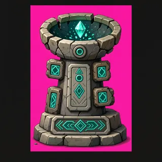 damaged relic pedestal