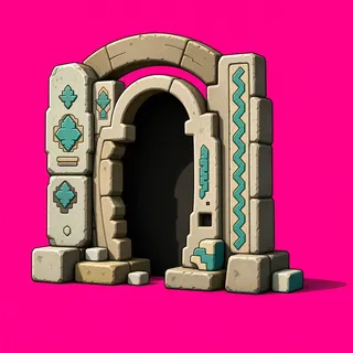 weathered gate