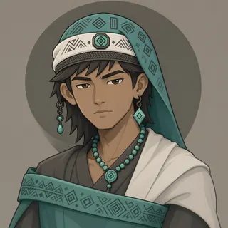 original adult scholar, calm expression