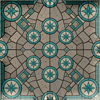 weathered rough stone floor