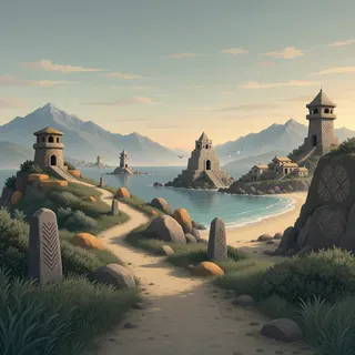 winding wilderness path at dusk