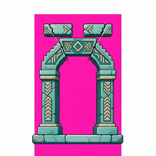 support arch, damaged