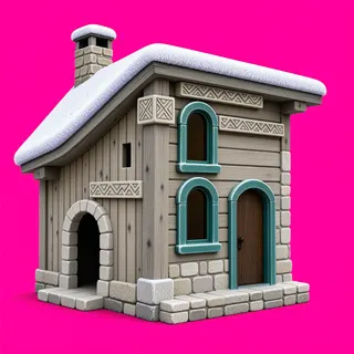 frosted small dwelling
