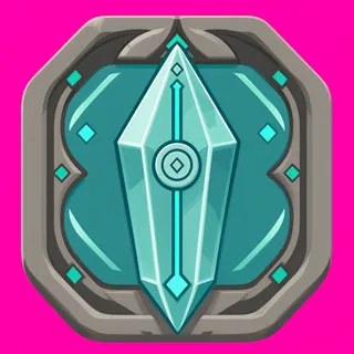 energy crystal, plain design