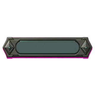 empty status bar frame, disabled-muted state