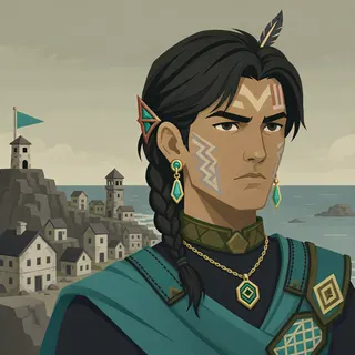 original adult messenger, determined expression