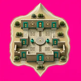 dust patch, irregular arrangement