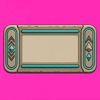 empty status bar frame, normal state