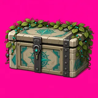 overgrown storage chest