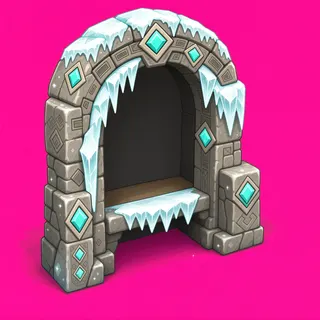frosted archway