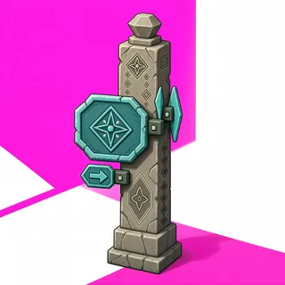 clean wayfinding sign without text