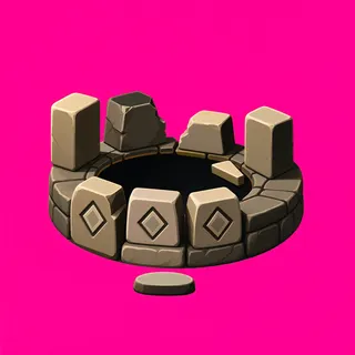 damaged campfire ring