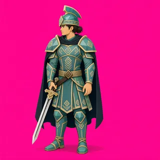 original adult guard, facing west