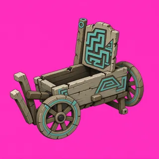 damaged abandoned cart