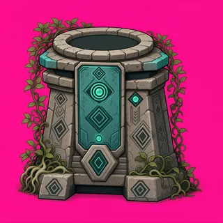 overgrown relic pedestal