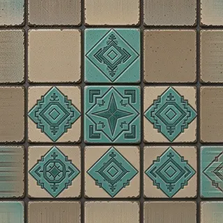 damp dusty tiled floor