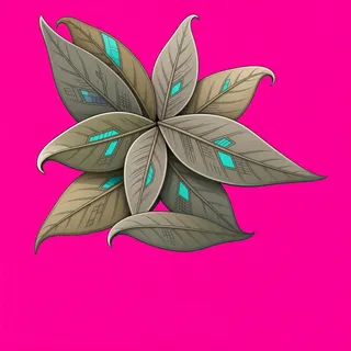 dry leaves, clustered arrangement