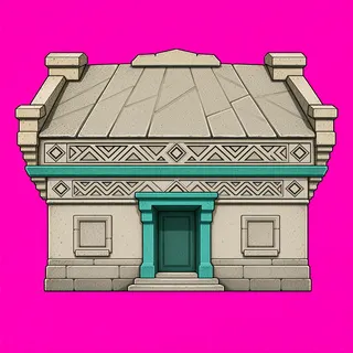 roof center, weathered