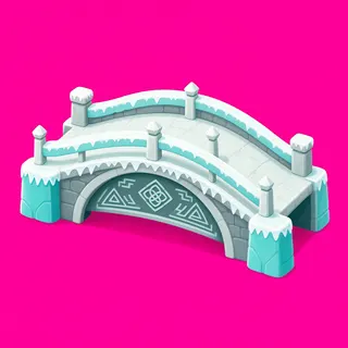 frosted small bridge