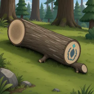 clean fallen log
