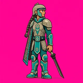 original adult armored enemy, facing east