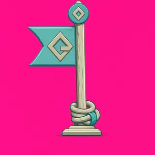 checkpoint flag, plain design