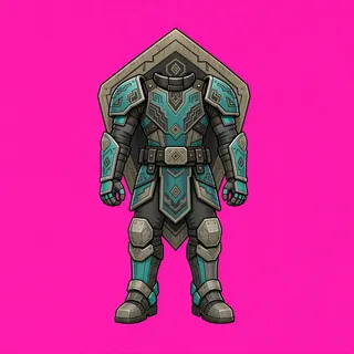 original adult armored enemy, facing north
