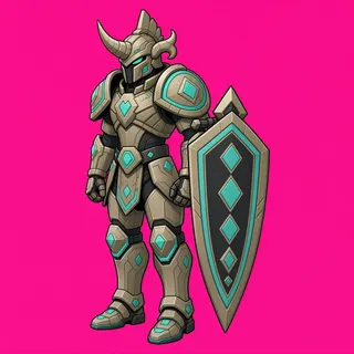 original adult armored enemy, facing west