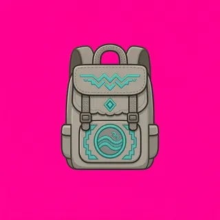 backpack, plain design